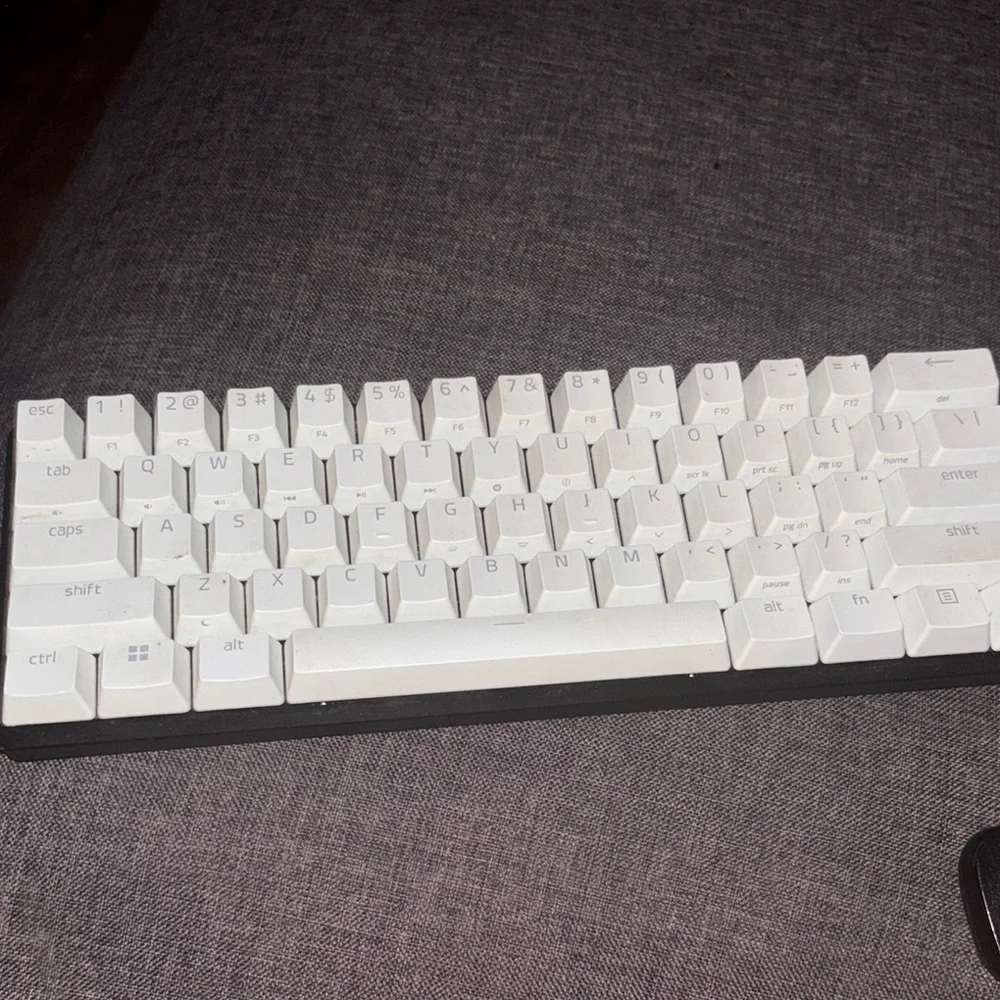 White Mechanical Keyboard